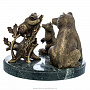 Бронзовая скульптура "Три медведя", фотография 3. Интернет-магазин ЛАВКА ПОДАРКОВ