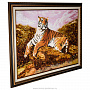 Картина янтарная "Тигр" 70х100 см, фотография 2. Интернет-магазин ЛАВКА ПОДАРКОВ