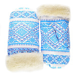 /вз Натуральный мех ВАРЕЖКИ (взрослые) сюжеты в ассортименте