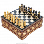 Шахматы деревянные резные 25х25 см, фотография 1. Интернет-магазин ЛАВКА ПОДАРКОВ