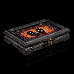 0060905 Янтарь Сувенир "ДОМИНО" классическое