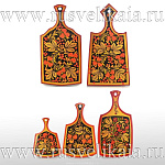 393/27см  Хохлома "Доска разделочная" 