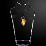 0026151/7,2г Янтарь Кулон Золото 585* янтарь натуральный цельный 7,2г