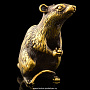 Бронзовая статуэтка "Крыса" большая	, фотография 3. Интернет-магазин ЛАВКА ПОДАРКОВ