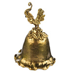 0035085 Бронза КОЛОКОЛЬЧИК-подвес волнистый "ПЕТУШОК" 3,5*6см