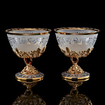 0070125 Златоуст КРЕМАНКА "ОСЕНЬ" 2 шт, золоч в ПУ