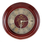 /Ч2/1 ЧАСЫ настенный "Герб СК" д34см нат.дерево