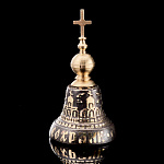 0064718/№3 Бронза КОЛОКОЛЬЧИК "Русь святая №3" с мет. ручкой 