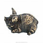 Бронзовая статуэтка "Молодая свинка", фотография 1. Интернет-магазин ЛАВКА ПОДАРКОВ