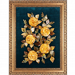 Картина янтарная "Розы"