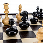 Шахматы с деревянными фигурами 43х43 см, фотография 7. Интернет-магазин ЛАВКА ПОДАРКОВ