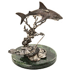 0034737 Скульптура "Дайвер на охоте (акула)" 