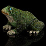 Скульптура с хрустальными стразами "Лягушка", фотография 4. Интернет-магазин ЛАВКА ПОДАРКОВ