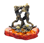 0045961/1937 Сувенир Лягушки Вечеринка Сувенир (коньячный)