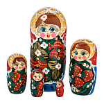 Матрешка "Клубника" 5 мест