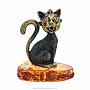 Статуэтка с янтарем "Мартовский кот", фотография 1. Интернет-магазин ЛАВКА ПОДАРКОВ