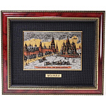  /16*21см Офорт цветной "Старая Москва. Храм Василия Блаженного" 