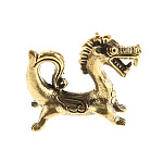 0074568 Микляихское литье Статуэтка "ДРАКОН"зубастый Ж-57