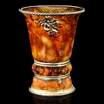 16009-Б Янтарь НАБОР СТОПКА "Виноград" 1персона в ПУ Бронза