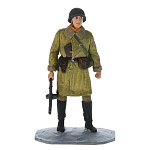 0042549-тонир Ол.миниатюра Серия ВОВ "Старший лейтенант КА в полушубке" арт.72