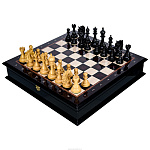 Подарочные шахматы VIP-класса с фигурами ручной работы 48х48 см