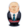 Матрешка "Вожди и политики. Путин" 10 мест, фотография 2. Интернет-магазин ЛАВКА ПОДАРКОВ
