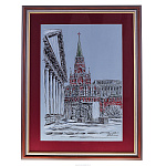 Картина "Манеж и Кутафья башня" 67х52 см