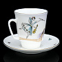 Кофейная пара 165 мл "Белые ночи в Петербурге". Форма Майская. ИФЗ, фотография 2. Интернет-магазин ЛАВКА ПОДАРКОВ