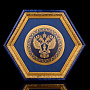 Панно "Герб прокуратуры". Гравюра Златоуст 31,5х36,5 см, фотография 1. Интернет-магазин ЛАВКА ПОДАРКОВ