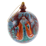 0074711 Лаковая миниатюра ШАР НОВОГОДНИЙ 08*08*08 см 50,9