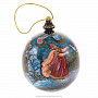 Новогодний елочный шар с художественной росписью, фотография 4. Интернет-магазин ЛАВКА ПОДАРКОВ