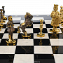Шахматы из натурального камня "Камелот", фотография 5. Интернет-магазин ЛАВКА ПОДАРКОВ