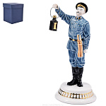 0023059 Фарфор Скульптура "ПЖД" 6*14см в ПУ