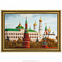 Картина янтарная "Москва. Большой Кремлевский дворец" 40х60 см, фотография 1. Интернет-магазин ЛАВКА ПОДАРКОВ