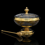 200031 Златоуст Медовница с венчиком без эмали MDV-SVM