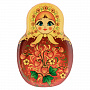 Магнит "Матрешка", фотография 2. Интернет-магазин ЛАВКА ПОДАРКОВ