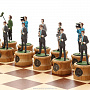 Шахматы деревянные "Репортеры", фотография 4. Интернет-магазин ЛАВКА ПОДАРКОВ