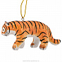 Елочная игрушка "Тигр идущий". Майолика, фотография 2. Интернет-магазин ЛАВКА ПОДАРКОВ