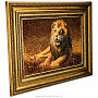Картина янтарная "Лев" 64х84 см, фотография 2. Интернет-магазин ЛАВКА ПОДАРКОВ