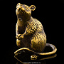 Бронзовая статуэтка "Крыса" большая	, фотография 2. Интернет-магазин ЛАВКА ПОДАРКОВ