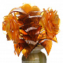 Сувенир "Роза в вазе" янтарь, оникс, фотография 2. Интернет-магазин ЛАВКА ПОДАРКОВ