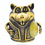 Сувенирный колокольчик "Крысик" с янтарем, фотография 3. Интернет-магазин ЛАВКА ПОДАРКОВ