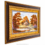 Картина янтарная "Пейзаж" 47х28 см, фотография 2. Интернет-магазин ЛАВКА ПОДАРКОВ