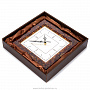 Часы настенные из янтаря квадратные, фотография 6. Интернет-магазин ЛАВКА ПОДАРКОВ