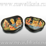 /16*12*4см Художественная роспись Шкатулка "Сказка о царе Салтане" /115