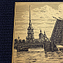 Офорт черно-белый "Санкт-Петербург. Дворцовый мост" 15х19 см, фотография 3. Интернет-магазин ЛАВКА ПОДАРКОВ