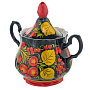 Самовар электрический 1,5 л с сервизом "Яблоко". Хохлома, фотография 11. Интернет-магазин ЛАВКА ПОДАРКОВ