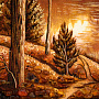 Янтарная картина "У лесного озера" (в ассортименте), фотография 7. Интернет-магазин ЛАВКА ПОДАРКОВ