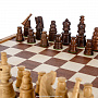 Шахматы-шашки с деревянными фигурами 37х37 см, фотография 2. Интернет-магазин ЛАВКА ПОДАРКОВ