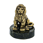 0069785 Микляихское литье Статуэтка НХПР "ЗНАКИ ЗОДИАКА ЛЕВ"  Ж-118 (камень)